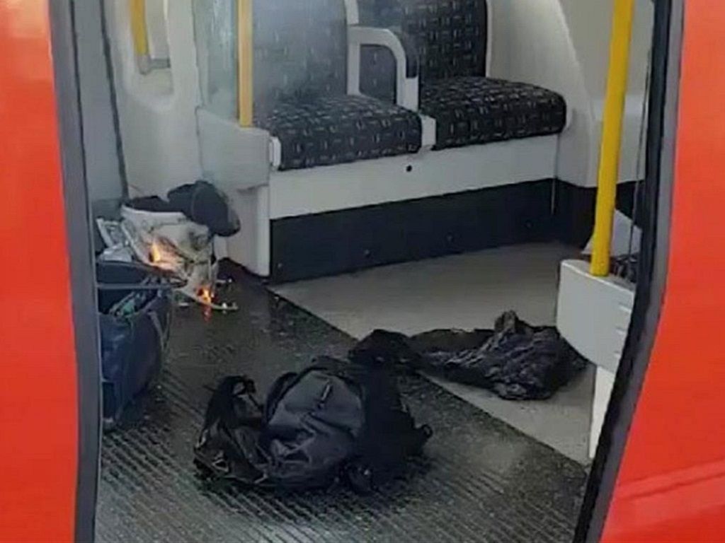 Explosión en un tren de Londres