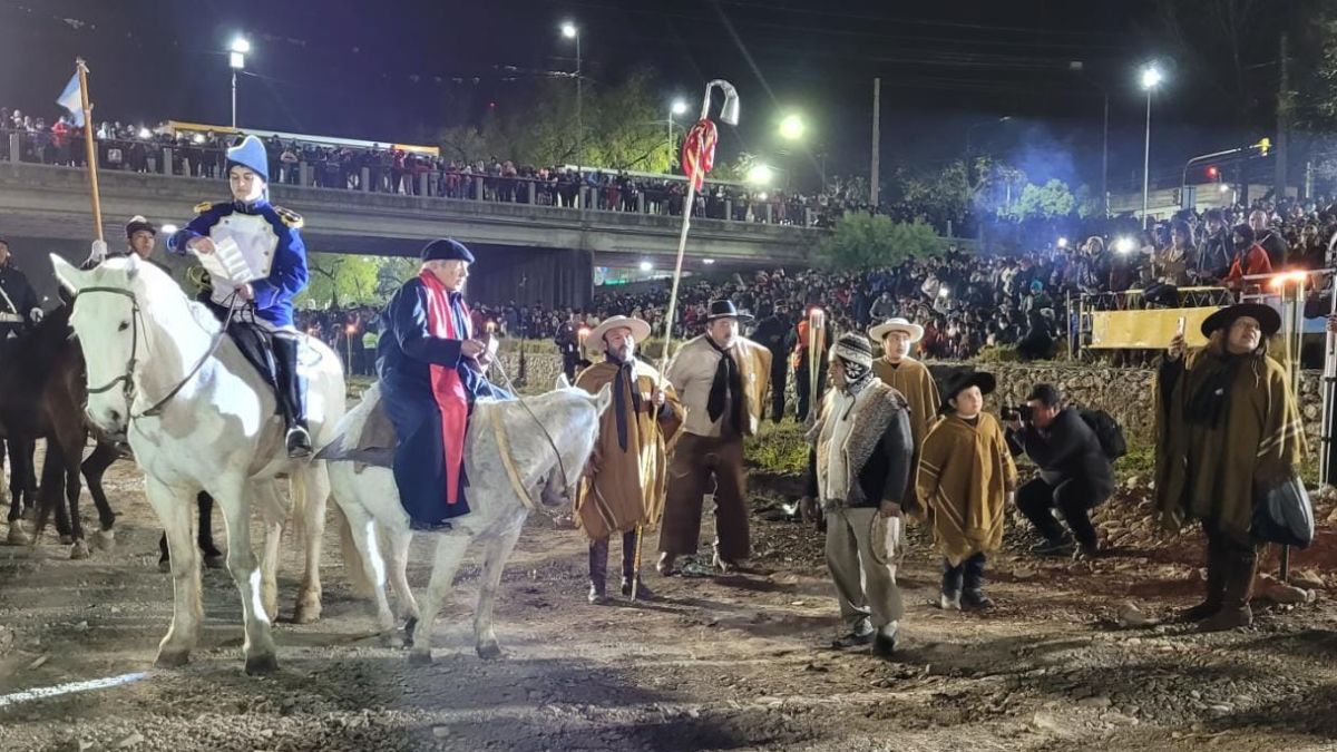 Marcha Evocativa en Jujuy.