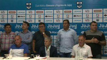 Comisión Directiva de Gimnasia de Jujuy y Darío Franco