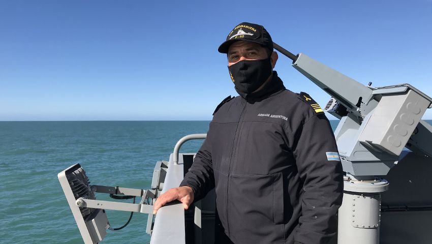 Víctor Pralica, un jujeño en la Armada Argentina.