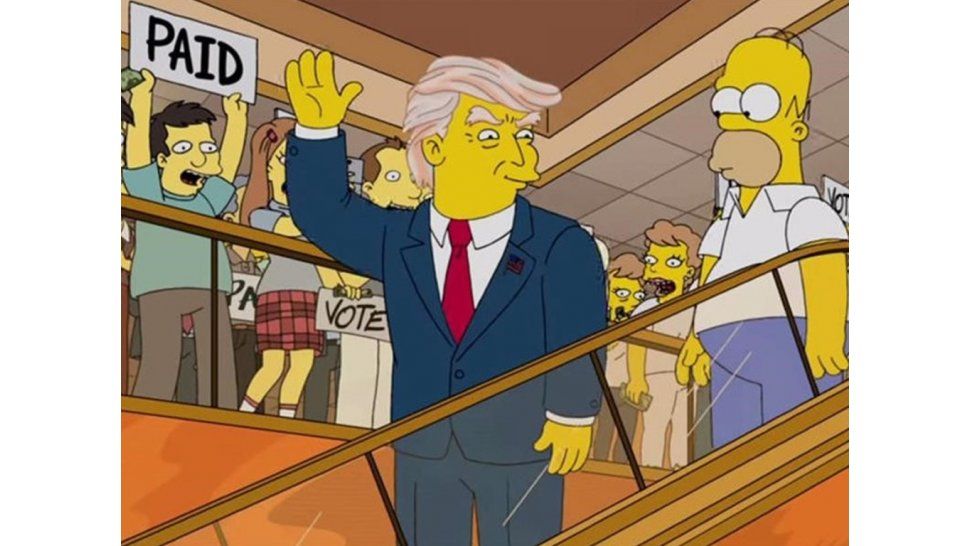 Donald Trump en Los Simpsons