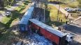 Impactante choque entre un tren y un camión en Pilar.