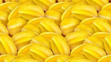 Nuevo desafío visual: hay que encontrar la banana entre las carambolas.