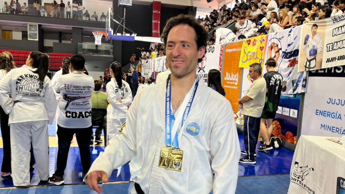 Historia de superación: Pablo Borell, atleta con discapacidad, se consagró en taekwondo