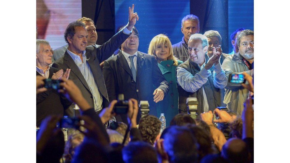 Scioli con el sector sindical
