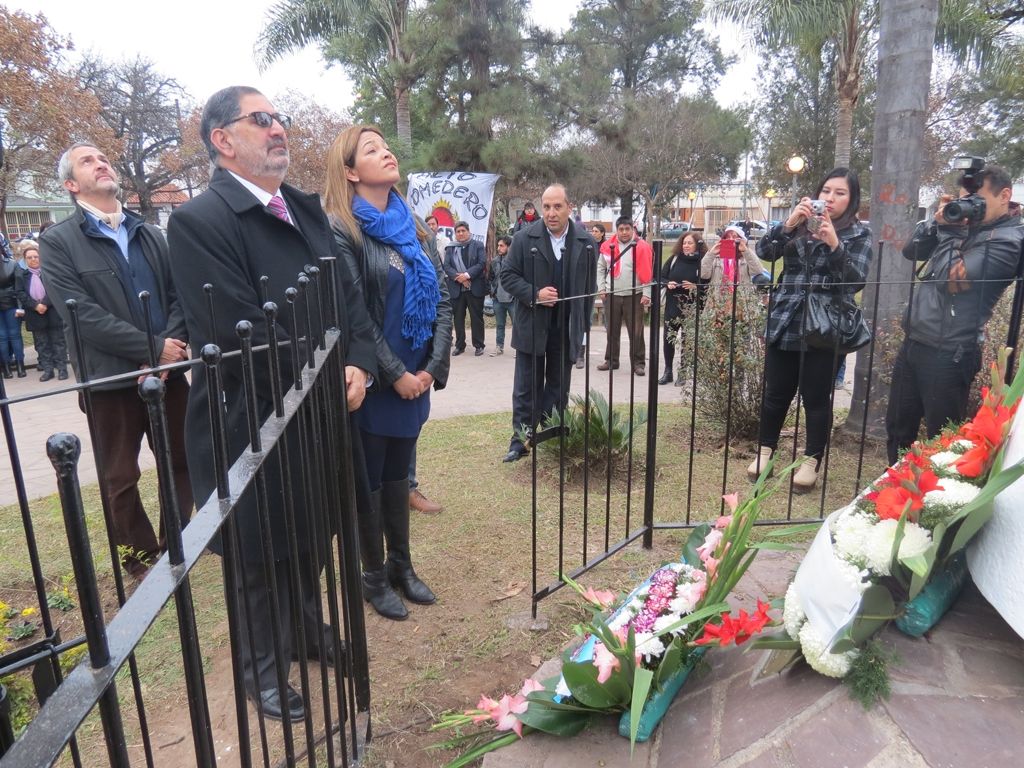 Raúl Jorge en homenaje a Yrigoyen