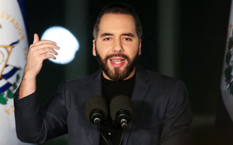 El presidente de El Salvador, Nayib Bukele (REUTERS)