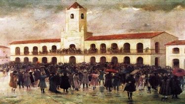 Revolución de Mayo: creación de la primera junta en Argentina.