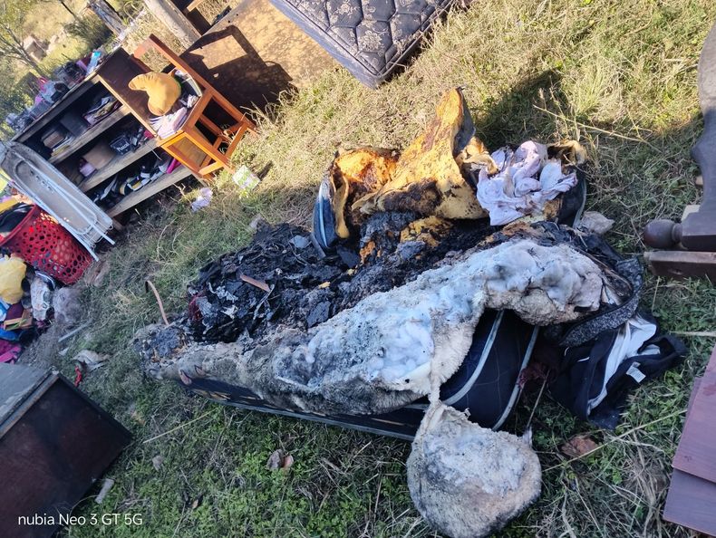 Incendio en Los Molinos.