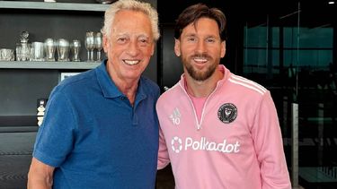 Messi en Simplemente Fútbol con Quique Wolf.&nbsp;