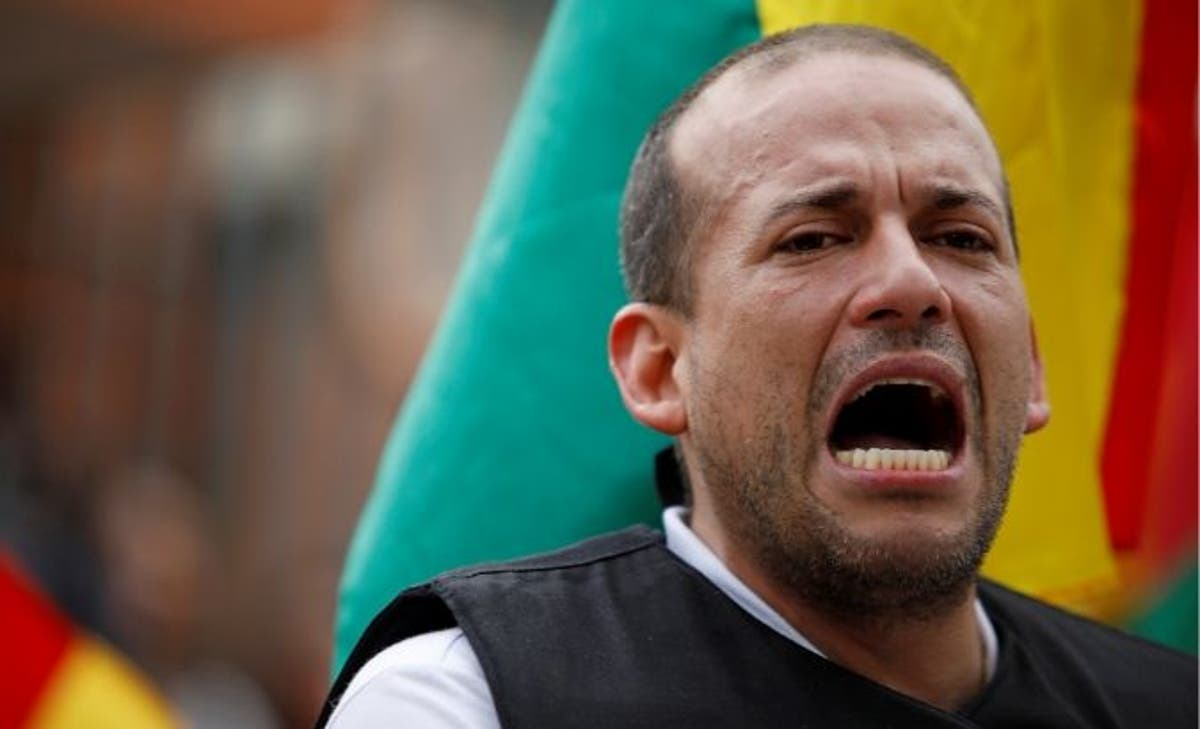 Luis Fernando Camacho es líder opositor a las autoridades de Bolivia y gobernador de Santa Cruz.