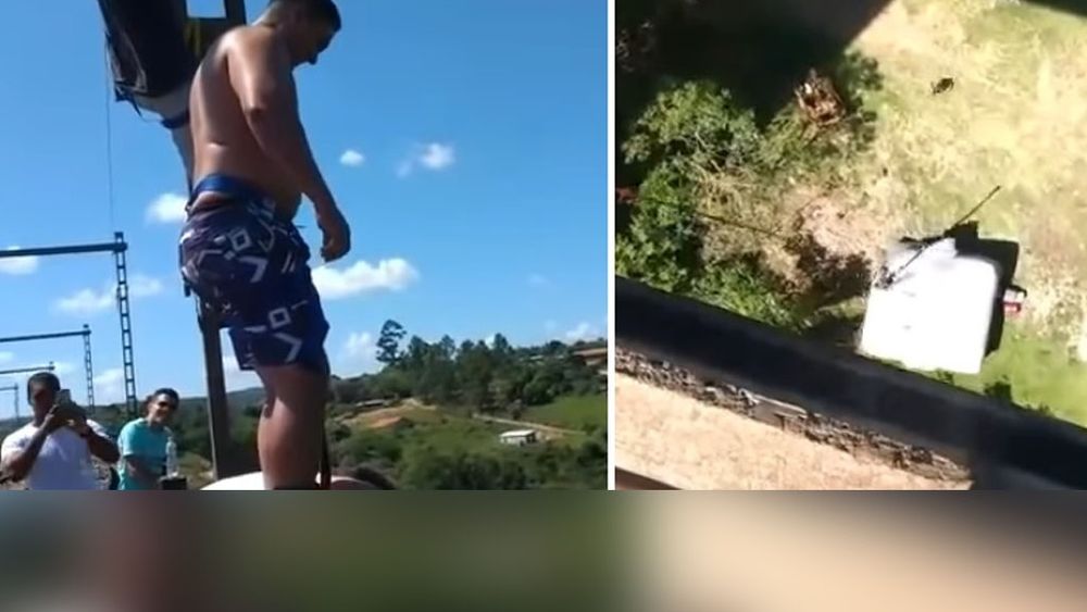 Bungee jumping trágico