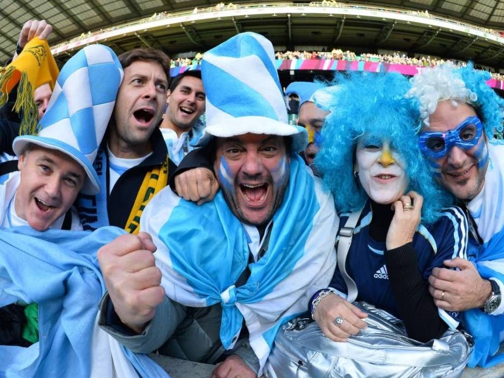 Hinchas argentinos