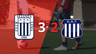 Con dos goles de Paolo Guerrero y un gol agónico, Alianza Lima venció a Talleres