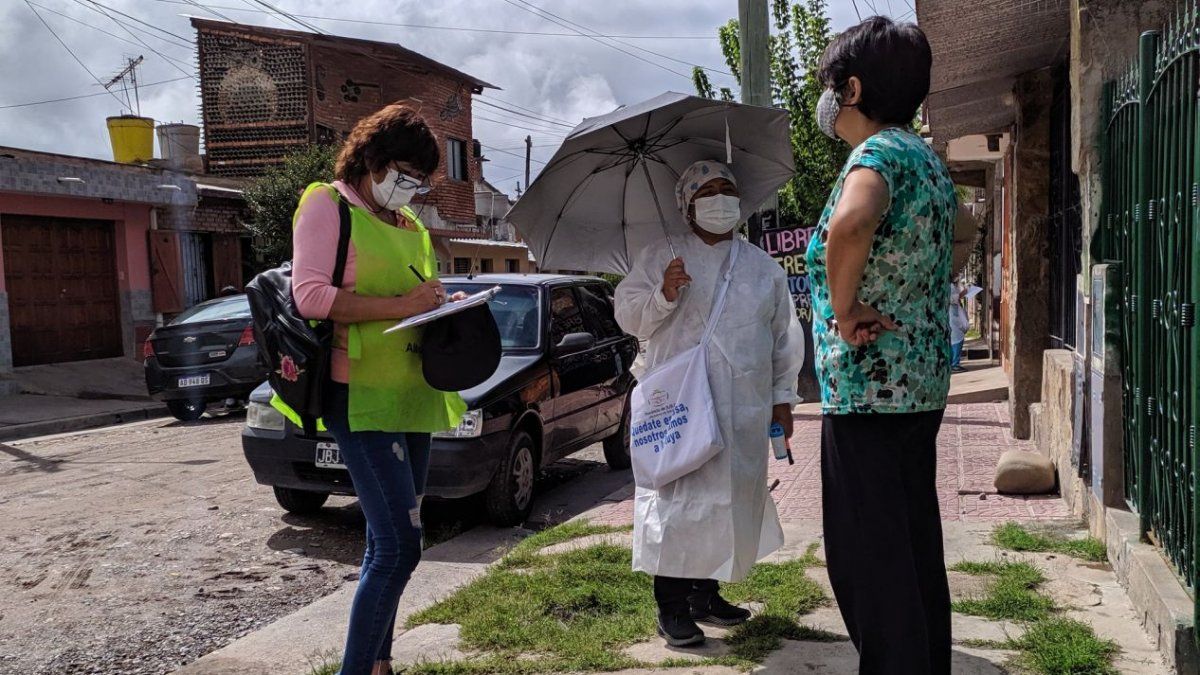 Rastrillaje de casos de covid-19 en Jujuy. /Foto: Prensa Gobernación