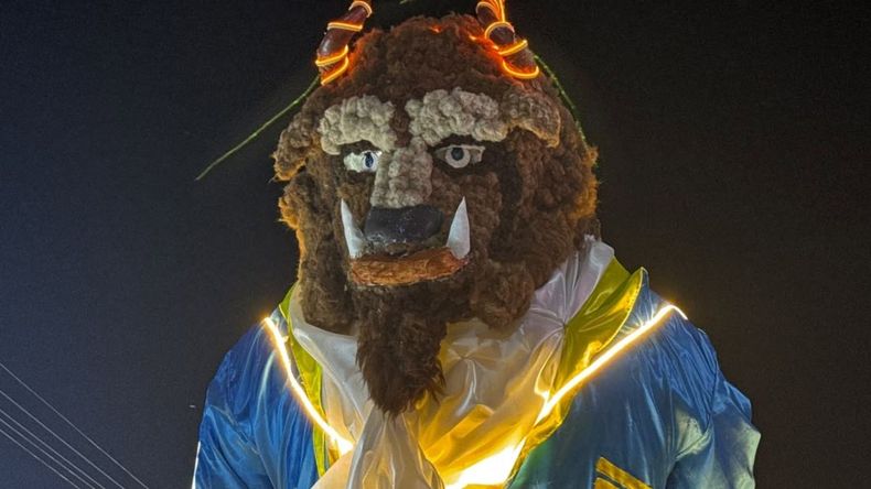 Desfile de carrozas en La Quiaca.