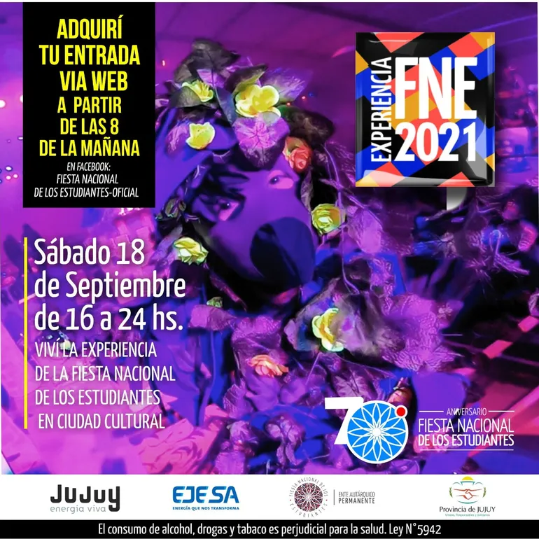 Las entradas para la Fiesta Nacional de los Estudiantes son gratuitas.