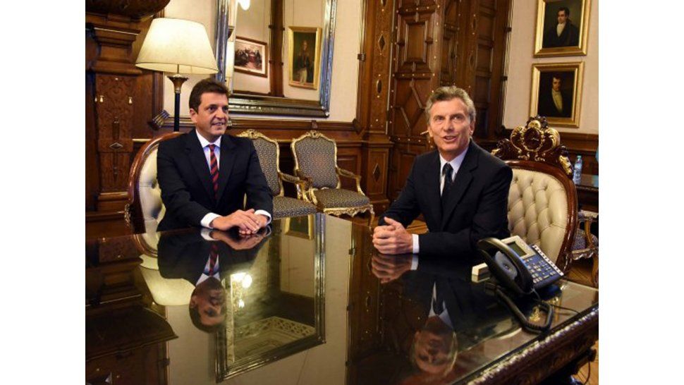 Macri y Massa en la Casa Rosada