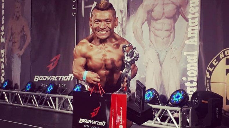 Villarroel subcampeón en el Sudamericano de Culturismo y Fitness