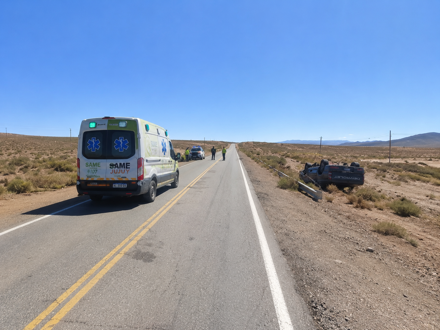 Dos hermanos viajaban en un Chevrolet cuando el conductor perdió el control. El acompañante salió despedido y murió.