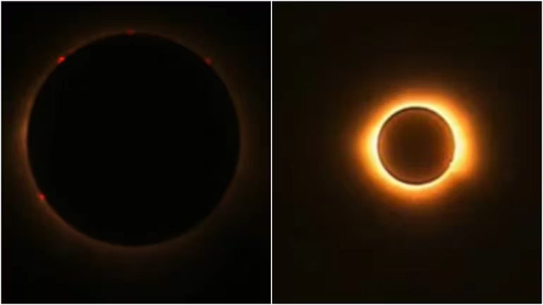 Así luce la corona solar en medio del eclipse del Sol 2024. (Fotos: Gobierno de México) Así luce la corona solar en medio del eclipse del Sol 2024. (Fotos: Gobierno de México)