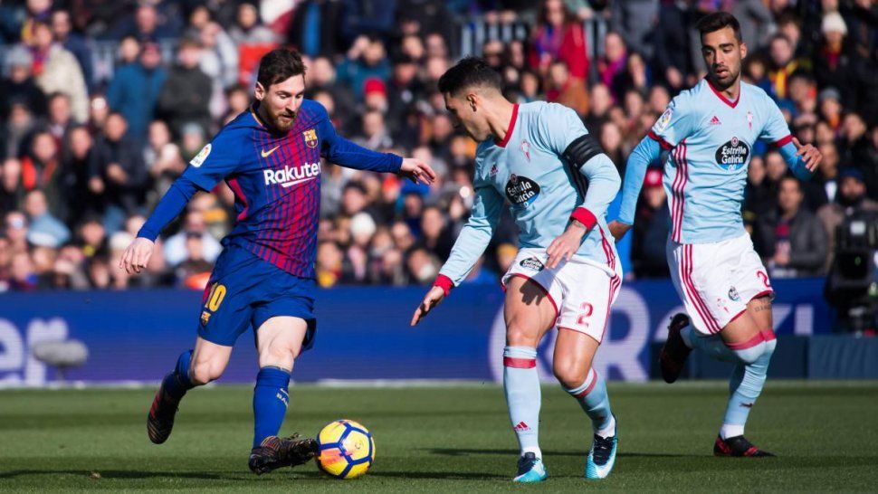 El Celta de Vigo complicó al Barcelona de Messi en la Liga
