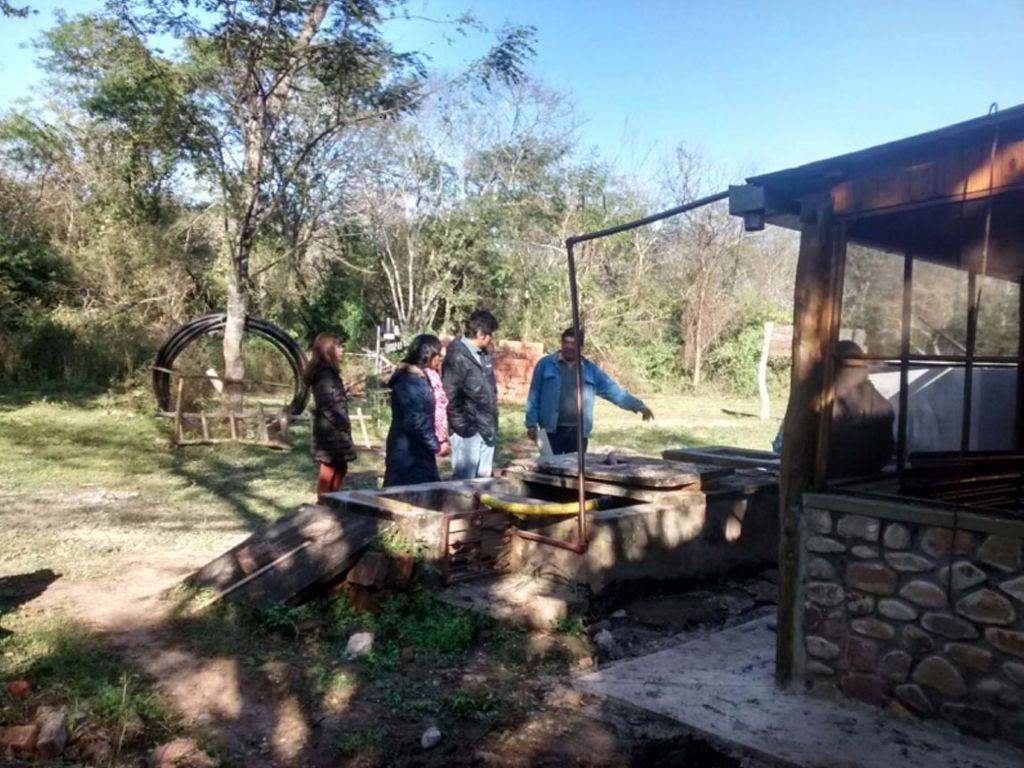 Obras en la reserva natural