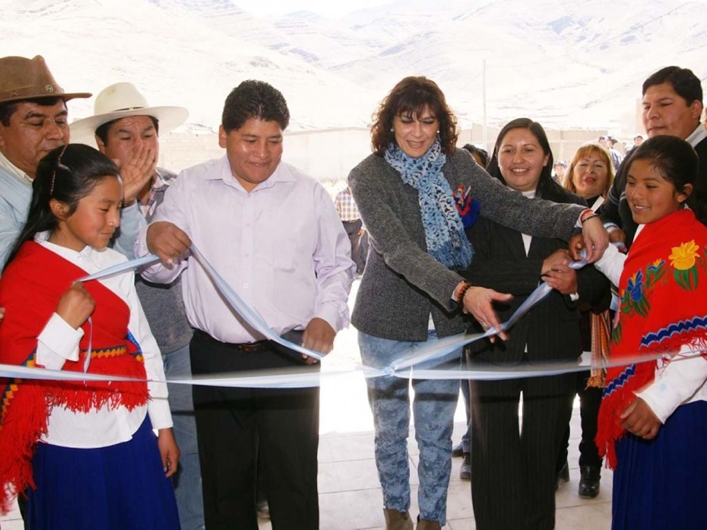 Inauguración  en Santa Ana