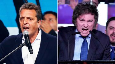 Sergio Massa y Javier Milei se enfrentan en el Balotaje 2023.