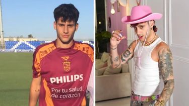 El exfutbolista español que se volvió viral por sus looks jugados con maquillaje. El exfutbolista español que se volvió viral por sus looks jugados con maquillaje.