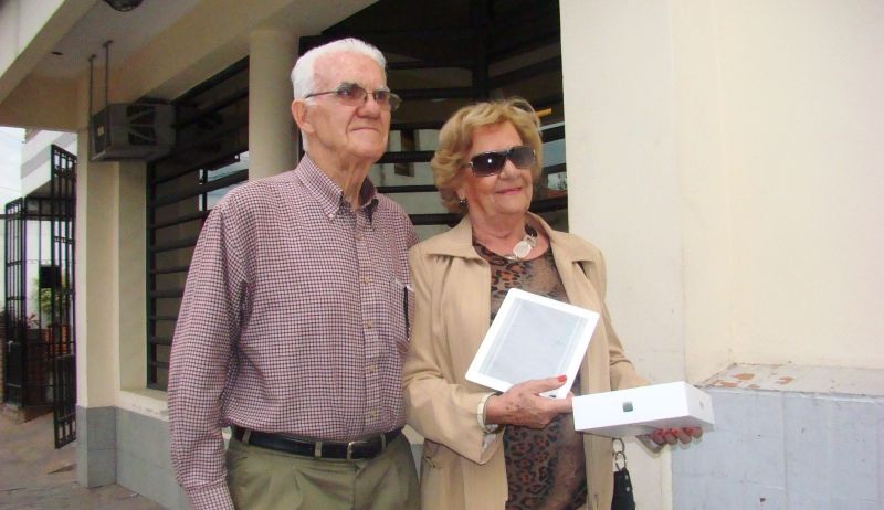 Ganadora del Ipad
