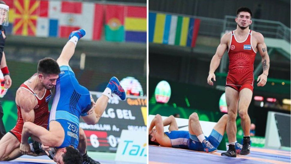 Mi cabeza está en la medalla de oro, dijo Agustín Destribats