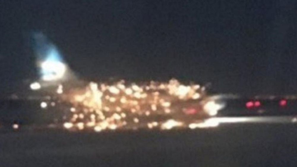 Explosión en avión de Aerolíneas