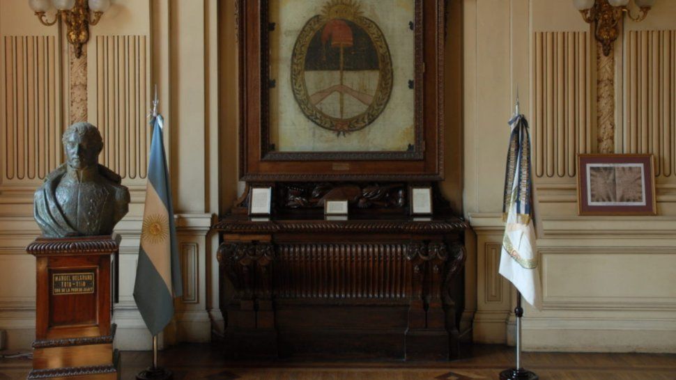 Desde hoy el Salón de la Bandera permanecerá cerrado al público