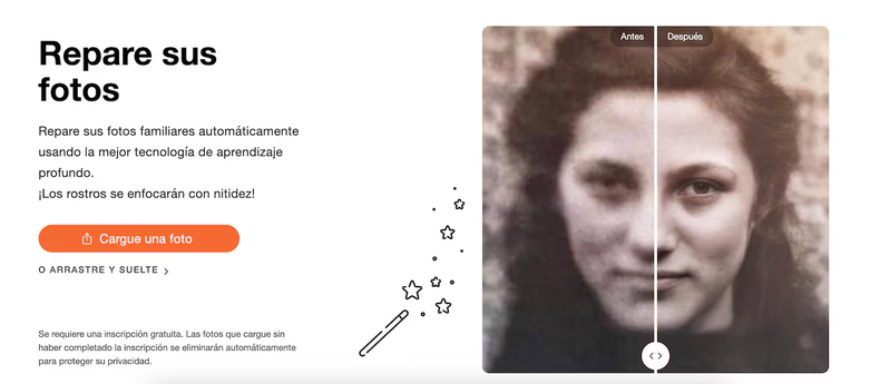 Se requiere una inscripción gratuita. Las fotos que cargue sin haber completado la inscripción se eliminarán automáticamente para proteger su privacidad.