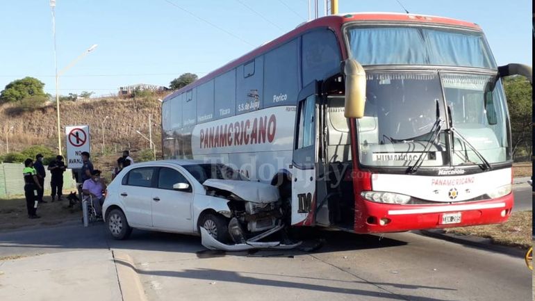 Accidente en la terminal dejó un herido