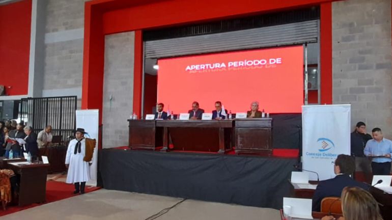 Raúl Jorge en el mensaje de apertura de sesiones