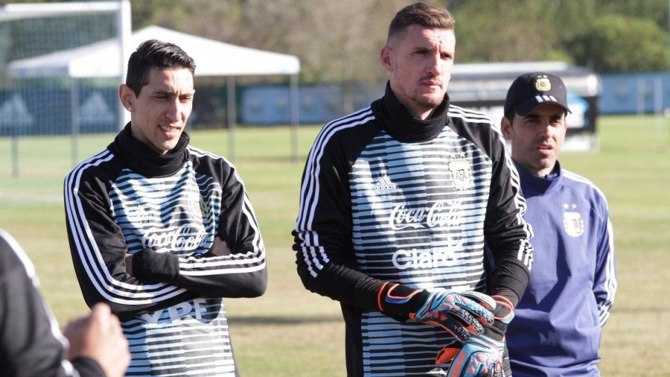 Armani dijo que es un privilegio compartir entrenamiento con Messi