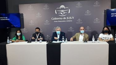 Presentación del proyecto de ley.