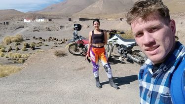 La otra pasión de la Pumita Carabajal: practica motocross y planea empezar a competir