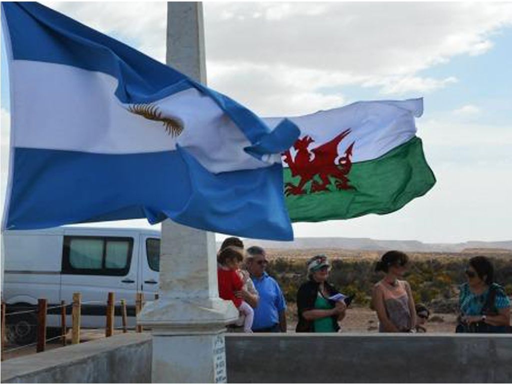 Acto homenaje en Chubut