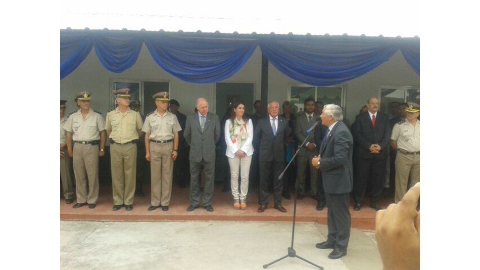 Acto de inauguración en Perico