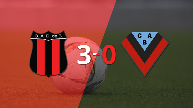 Brown (Adrogué) fue superado fácilmente y cayó 3-0 contra Def. de Belgrano