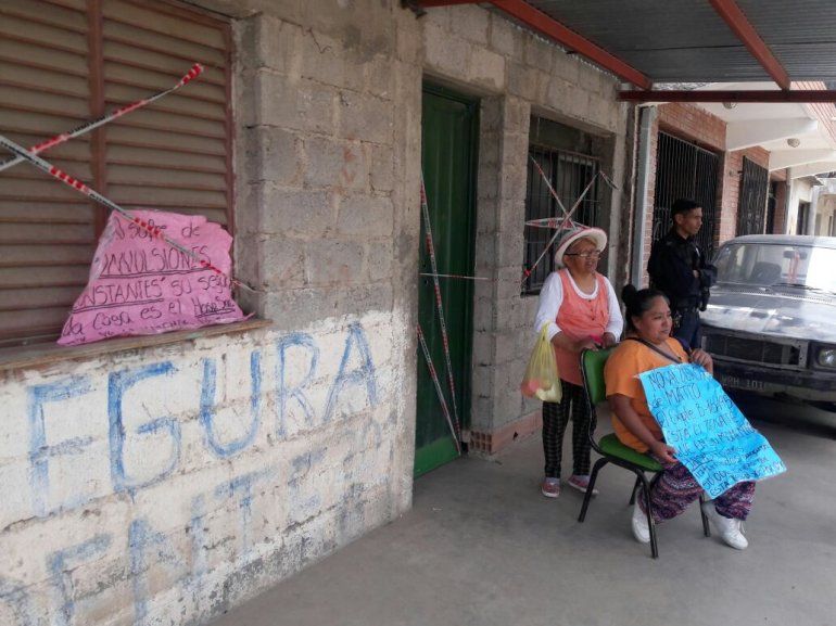 Desalojo en Alto Comedero