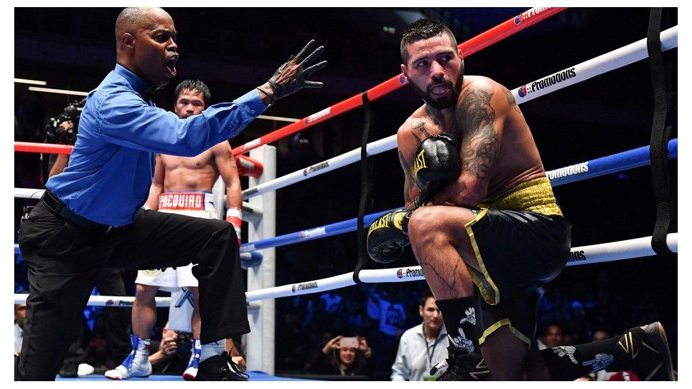 Matthysse volvió tras la derrota y comparó su situación con la de Messi