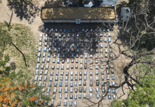 cayo un camion con casi 5 toneladas de hojas de coca camuflada