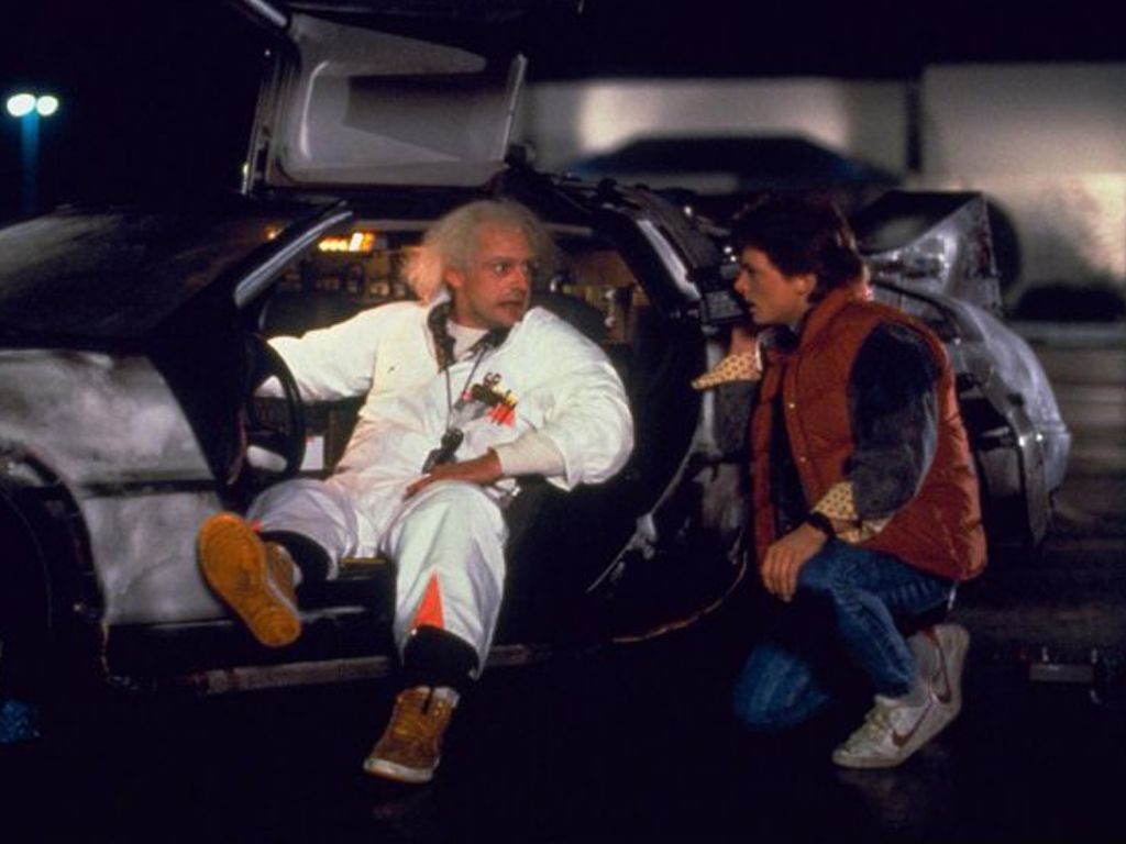 Emmet Brown y Marty Mc Fly