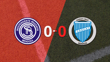 Independiente Riv. (M) y Godoy Cruz no se hicieron daño y empataron sin goles
