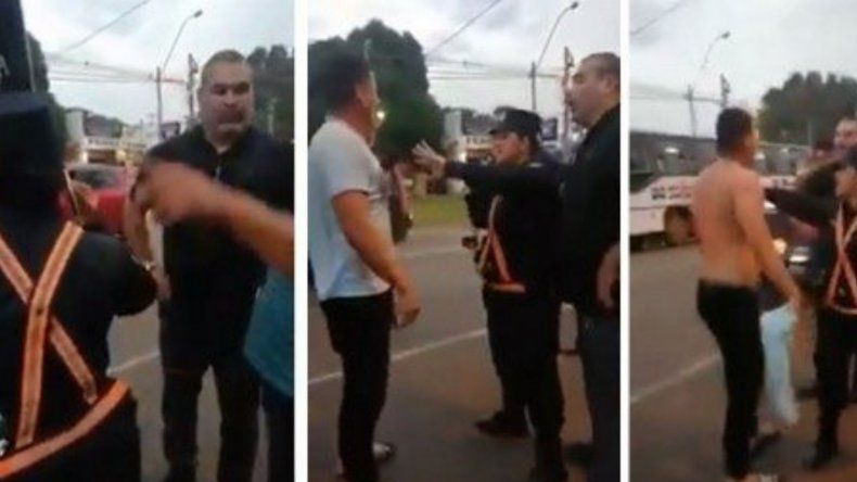 Chilavert tuvo un roce con un colectivero y casi terminan a las trompadas
