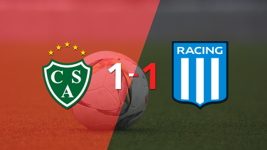 Reparto de puntos en el empate a uno entre Sarmiento y Racing Club